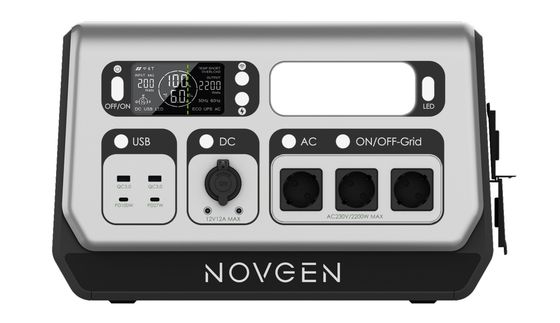 2048WH 2200W Zonne-energiesysteem Balkon Draagbare elektriciteitscentrale