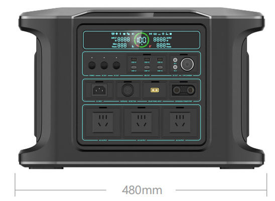 Bi-directionele draagbare stations met een accu met een capaciteit van 2160Wh en 15 uitgangen