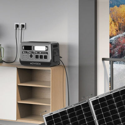 Buiten draagbare campingcentrale 2048Wh met Smart On / Off Grid Plug-In