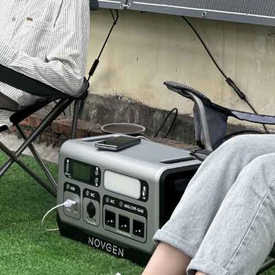 2048WH 2200W balkon zonne-energieopslag balkon draagbare elektriciteitscentrale